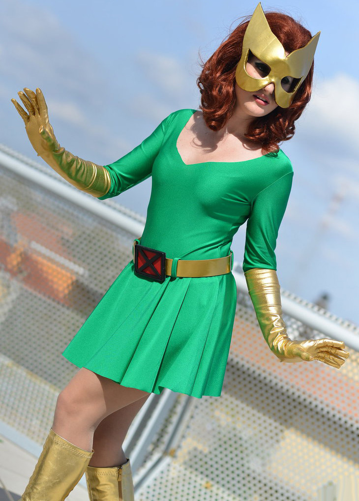 Green Marvel Girl Cosplay Fancy Dress